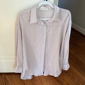 Solai The Label Poolside Oversized Button Top
